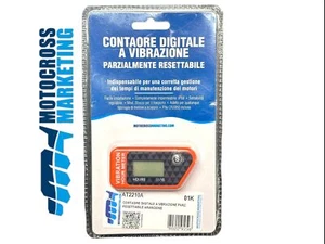 DIGITALER DRAHTLOSER VIBRATIONSZÄHLER KABELLOS TEILRESET CROSS ORANGE - Bild 1 von 8