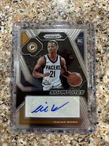 2023 Panini Prizm #RSI-WOG Isaiah Wong Auto - Picture 1 of 2