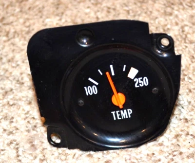 CHEVROLET C10 C20 BLAZER SILVERADO SIERRA TEMPERATURE TEMP GUAGE 1973-1980 OEM - Image 1 of 4