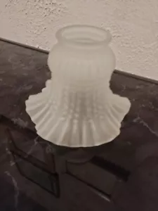 Vintage Frosted Light Shade - Picture 1 of 5