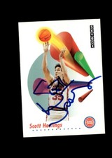 Scott Hastings 1991-92 Skybox Pistons authentic autographed card