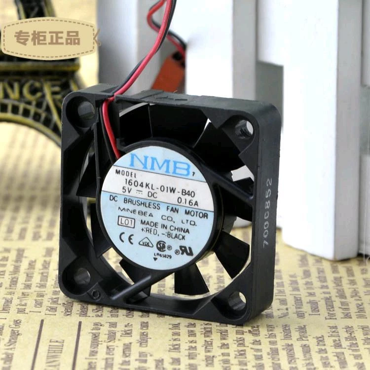NMB-MAT 1604KL-01W-B40 Fan 2Pin 40*40*10 5V 0.16A - Image 1 of 1