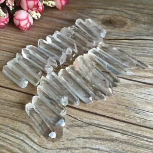 Polishing Natural Clear Quartz Crystal Points Terminated Wand Specimen 100g - Picture 1 of 3