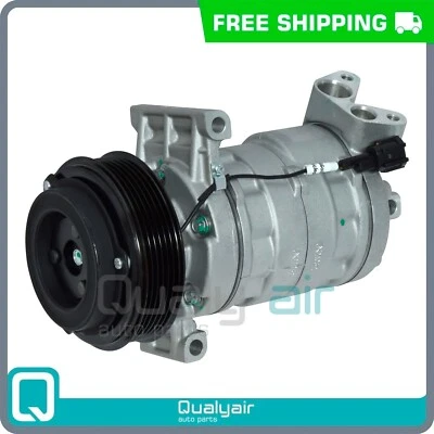 Compresor de aire acondicionado para Nissan Versa, Tiida, Cube... - OE# 92600CJ60A QU Foto 1 de 4