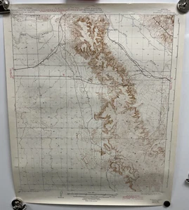 Antique 1929 43 Arizona YUMA County FORTUNA Topographic Map Mines Trails Road - Picture 1 of 7
