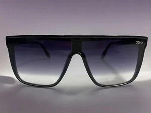 Quay Australia Nightfall Medium Blk/Blk Fade Lens Shield Sunglasses 52mm Unisex - Picture 1 of 13