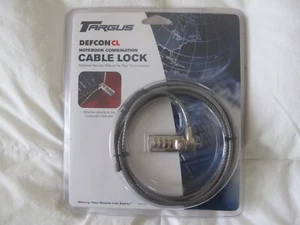 Targus Defcon CL Notebook Combination Cable Lock #PA410U - Picture 1 of 2