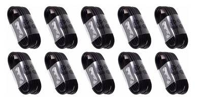 10x 10FT Type C USB-C Cable Fast Rapid Power Cord Charger Charging Black - Image 1 of 2