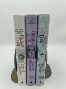 Lot of 3 Christina Dodd trilogy Governess Brides Series Rules Of Attraction - Picture 1 of 4