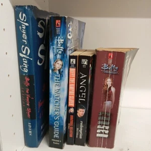 Bufy The Vampire Slayer / Angel Bundle 1x Hardback 4x Paperback Books V1 - Imagen 1 de 5