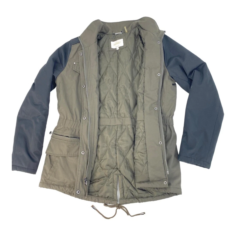 Chaqueta de hombre Laundry By Shelli Segal de algodón/poli cremallera/a presión talla mediana Foto 1 de 4