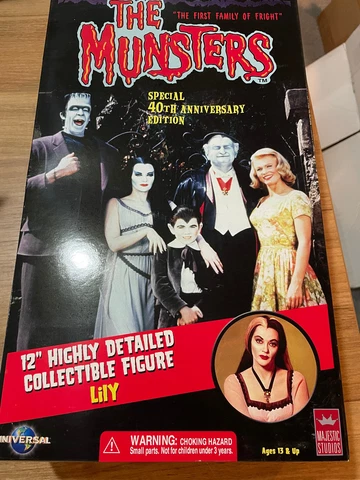 The Munsters Lily 12" Action Figure 40th Anniversary Edition - New in Box Cover