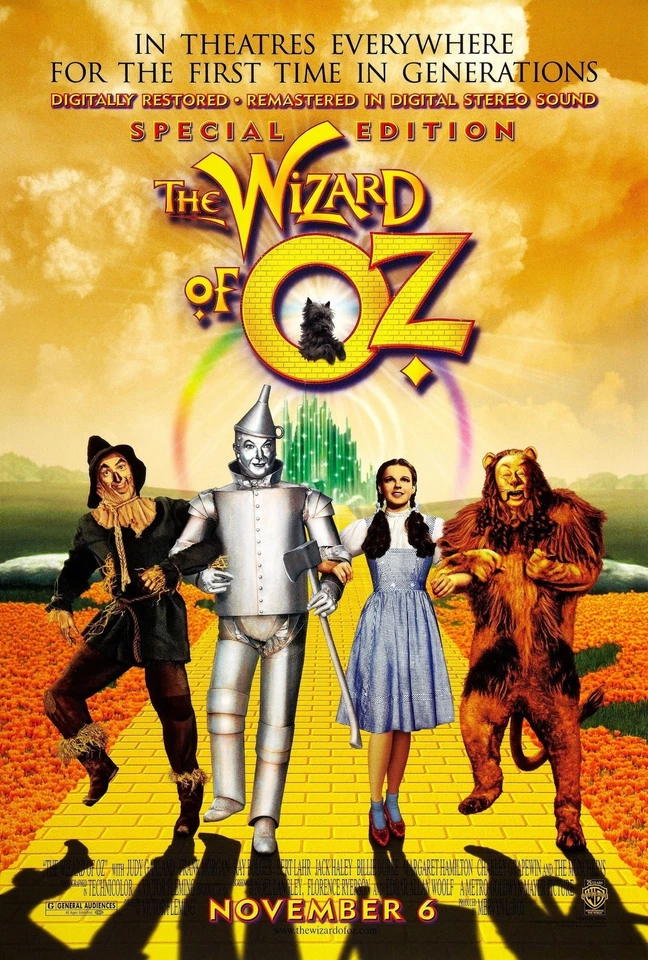 The Wizard Of Oz movie poster (a) - 11 x 17 inches - Judy Garland