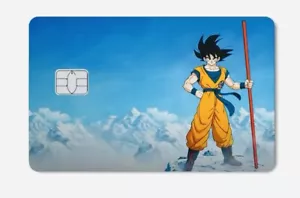 Dragon Ball Z Goku Credit Card Skin Decal Sticker - Picture 1 of 1