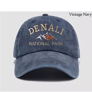 Denali National Park Embroidered Cap Hat Baseball Hat National Park Hat, Gift - Picture 1 of 22