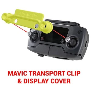 DJI Spark MAVIC PRO - Screen Cover & Transport Clip Controller YELLOW USA seller - Picture 1 of 1