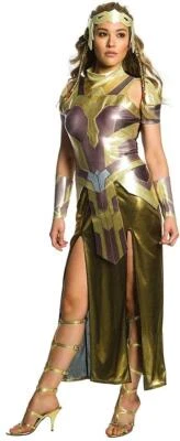 Reina Hipólita Mujer Maravilla DC Comics Vestido Elegante Halloween Adulto Disfraz Foto 1 de 2