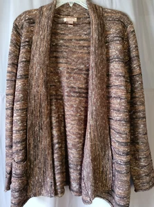 White Stag Knit Cardigan Brown Women's Large (12/14) - Picture 1 of 13