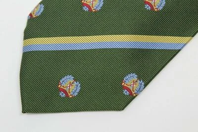 Gravata masculina de seda CHURCH'S feita na Itália - Imagem 1 de 4