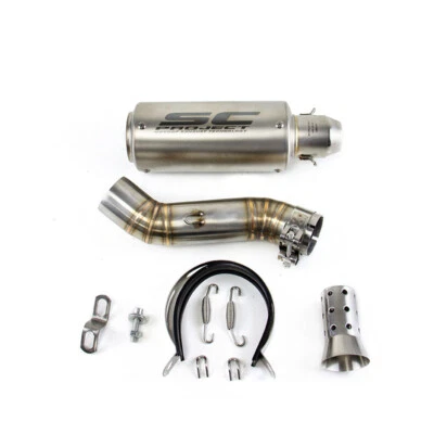 CBR500R 2016-2025 for Honda CB500F CB500X Exhaust Mid Tail Pipe Slip on Muffler - Image 1 of 4