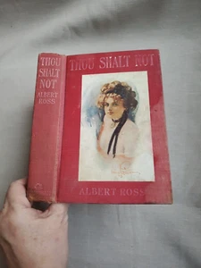 THOU SHALT NOT by Ross, Albert ( Linn Boyd Porter) Illustrated (HC, 1889) - Imagen 1 de 20