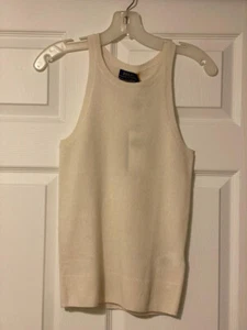 Ralph Lauren  Chic Cream Washable Cashmere Tank Size S - Picture 1 of 4