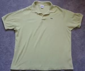 Izod Lacoste Mens Polo Shirt Lime Green Size 9 (XL) - Picture 1 of 2