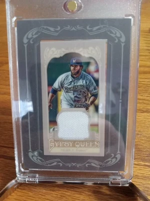 2012 Topps Gypsy Queen - Framed Mini Relic Prince Fielder #GQMR-PF (MEM) - Image 1 of 2