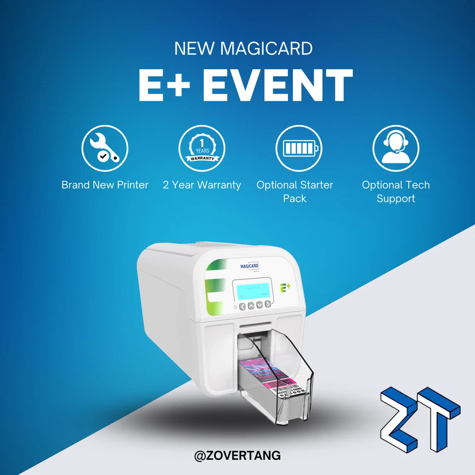 Magicard E+ ID Card Printer – Dual-Sided for Events - Image 1 of 2