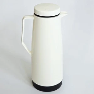 Jarra aislada térmica blanca cuello estrecho botella jarra de café 35 oz 12"  - Imagen 1 de 16