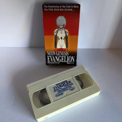 Neon Genesis Evangelion Rei III 0:12 (ADV VHS, 1998, Subtitled White Tape) Anime - Image 1 of 4