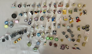 100+ Disney Pins + Disney Crystal Brooch. Mickey / Minnie / Belle, Jasmine etc - Picture 1 of 20