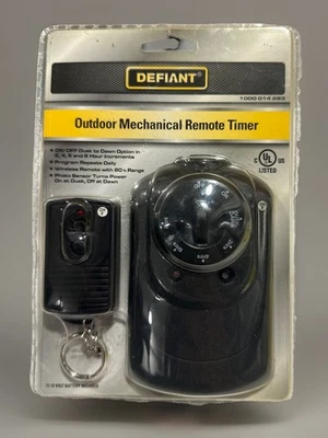 Defiant Outdoor Mechanical Remote Timer - New In Package - Image 1 of 4