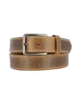 Remo Tulliani Herren Roth Premium Italienischer Ledergürtel Braun - Bild 1 von 17