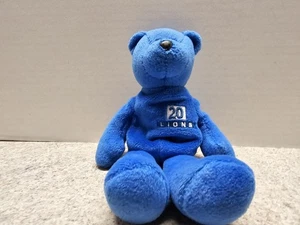 Oso de peluche Barry Sanders Detroit Lions NFL 1998 Limited Treasures 6" - Imagen 1 de 5