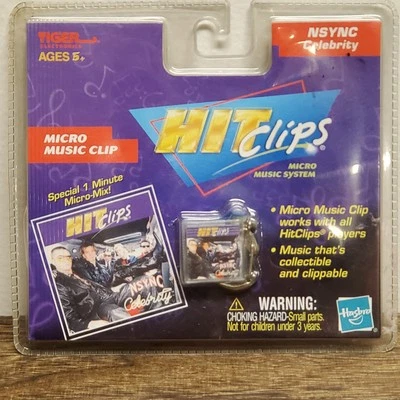Hit Clips NSYNC Celebrity Micro Music 1 Minute Mix Tiger Hasbro 2002 N'Sync New - Image 1 of 4