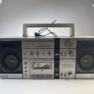 Rare JVC PC-R3JW Boombox Vintage Read - Picture 1 of 12