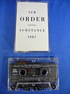 New Order : Substance (Audio Cassette Tape 1987 Qwest) *Rare* * Free Shipping! - Image 1 of 4