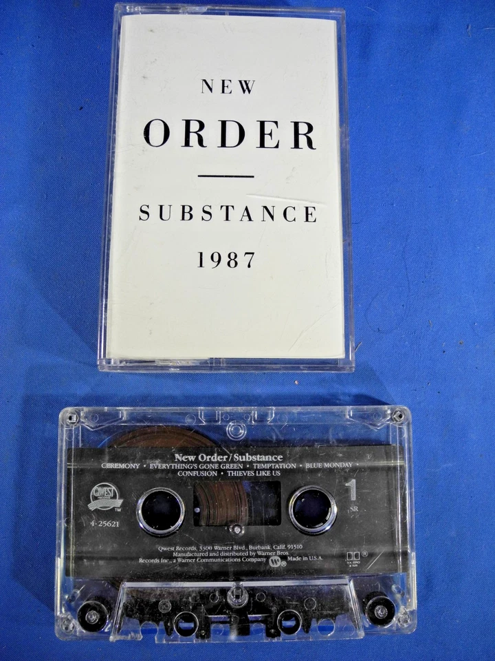 New Order : Substance (Audio Cassette Tape 1987 Qwest) *Rare* * Free Shipping! - Image 1 of 4
