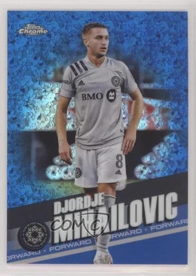 2022 Topps Chrome MLS Blue Mini-Diamond Refractor /199 Djordje Mihailovic #118 - Image 1 of 2