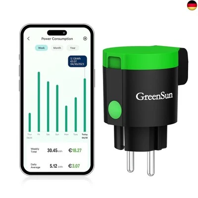 BESUCHE DEN GREENSUNSTORE GreenSun WLAN Steckdose Outdoor Alexa - Zeitschaltuhr Aussenbereich VeSync App