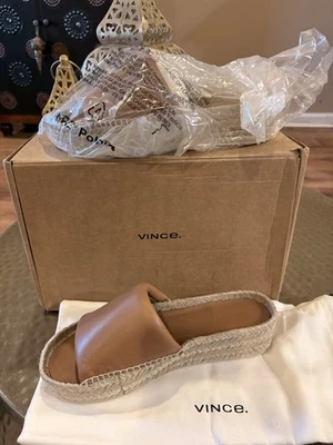 Sandalia plataforma Vince color tostado Jesse talla 7 Foto 1 de 4