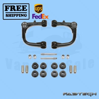 0-6" Uniball Upper Control Arms FABTECH for Toyota Tacoma (6 Lug) 2WD/4WD 05-14  - Image 1 of 3