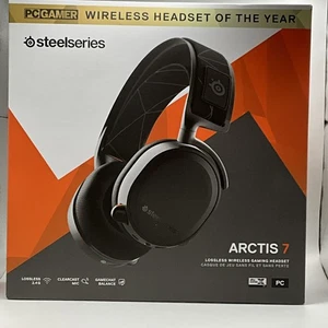 SteelSeries Arctis 7 Black Wireless Headsets  - Picture 1 of 5