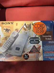 Sony Cordless Phone With Answering System SPP-A250 - Picture 1 of 4
