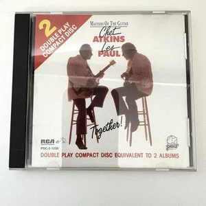 CD: Masters of the Guitar: Together by Chet Atkins Les Paul Vintage 1989 Pair - Picture 1 of 6