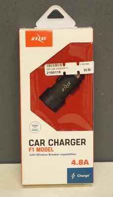 Cargador Coche Doble USB Modelo ZIZO f1 24W 4.8A Foto 1 de 2