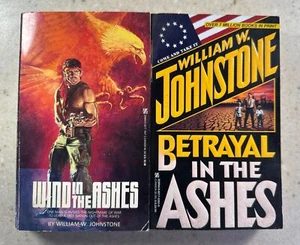 William Johnstone Ashes Books Lot of 2 Wind in the Ashes Betrayal in the Ashes - Bild 1 von 2