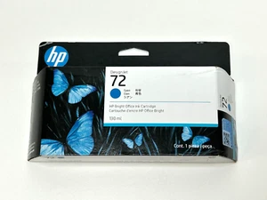 Cartucho de tinta 2026 original HP 72 cian DesignJet 130 ml C9371A caja sellada - Imagen 1 de 6