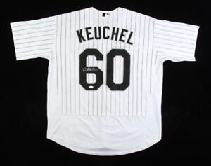 Dallas Keuchel Signed Chicago White Sox Pinstriped Nike Style Jersey (JSA COA)